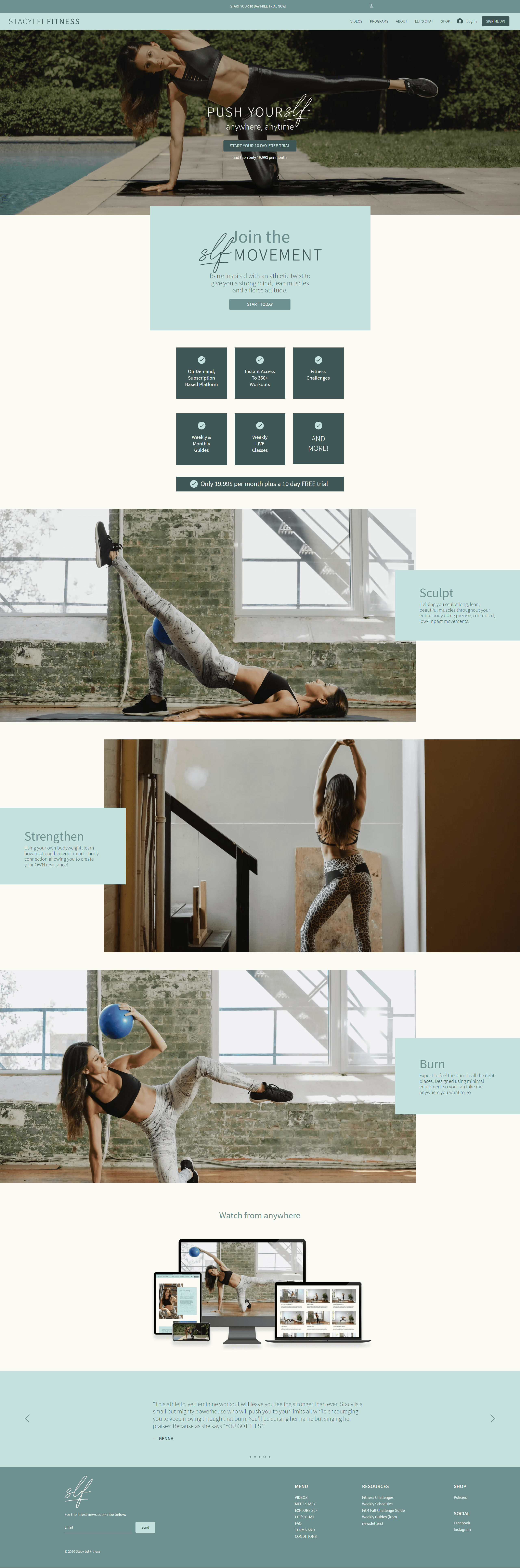 Fitness Coaching Website